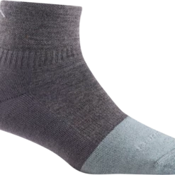 Second Gear WNC Darn Tough Steely 1/4 Midweight With Cushion With Full Cushion Toe Box Socks, Shale, Women's L / Style 2016