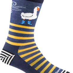 Second Gear WNC Darn Tough Animal Haus Crew Lightweight Socks, Midnight, Women's L / Style 6037