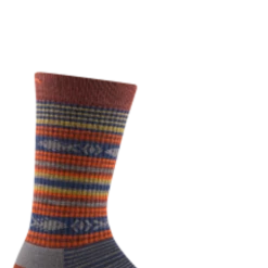 Second Gear WNC Darn Tough Backcast Crew Lightweight With Cushion Socks, Chestnut, Men's XL / Style 6071 Women