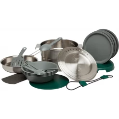 Second Gear WNC Stanley Full Kitchen Base Camp Cook Set, 3.7qt, Stainless Steel