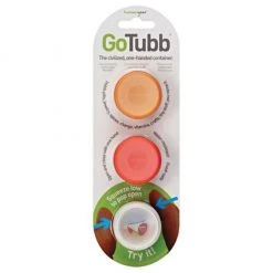 Second Gear WNC Human Gear Gotubb 3-pack, Clear/Orange/Red, Small