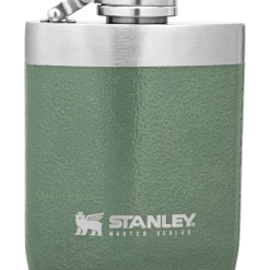 Second Gear WNC Hike Stanley Unbreakable Hip Flask, 8oz, Hammertone Green