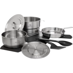 Second Gear WNC Stanley Even-Heat Camp Pro Cook Set, Stainless Steel