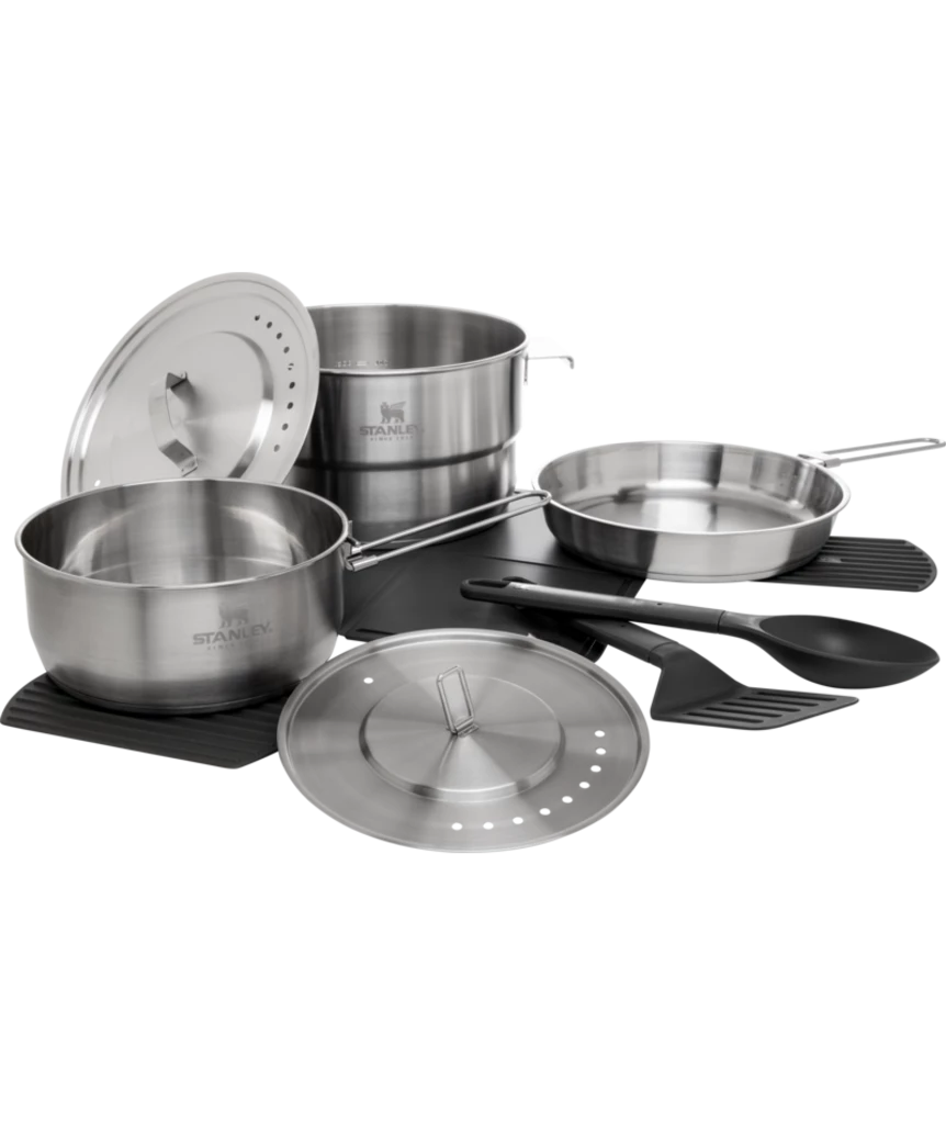 Second Gear WNC Stanley Even-Heat Camp Pro Cook Set, Stainless Steel