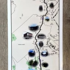 Second Gear WNC Appalachian Trail Scratch Off Map More