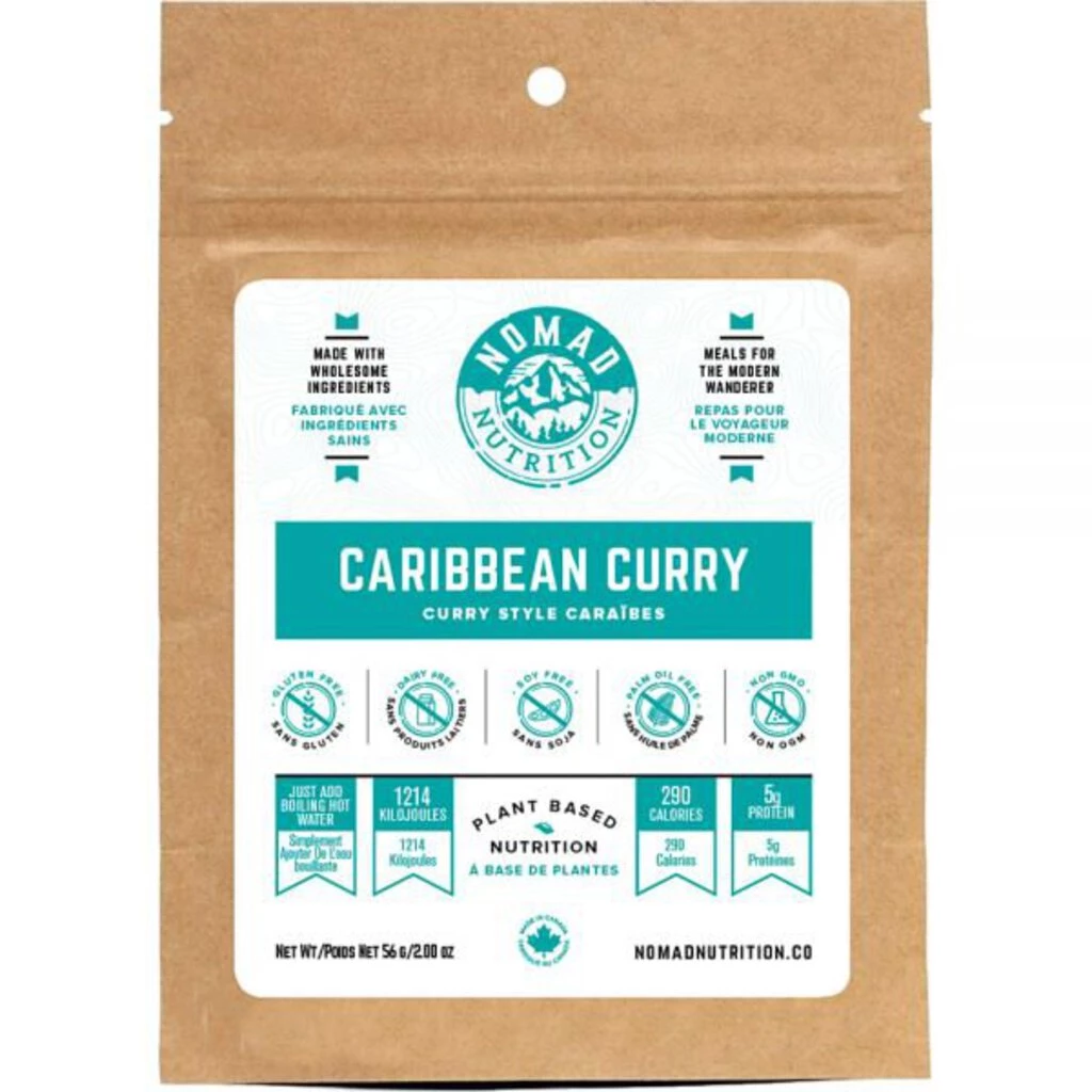 Second Gear WNC Camp Nomad Nutrition Caribbean Curry, Serves 1, VG
