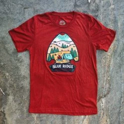 Second Gear WNC Menottees Camp Scene Arrowhead, Red, XL