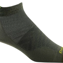 Second Gear WNC Women Darn Tough 1/4 Ultra-lightweight Running Socks, Fatigue, Men's XL / SKU 1033
