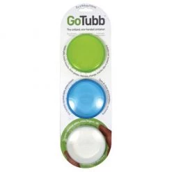 Second Gear WNC Human Gear GoTubb 3-pack, Clear/Blue/Green, Medium More