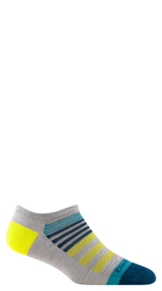 Second Gear WNC Darn Tough Beachcomber No Show Lightweight Sock, Ash, Women's L / Style 6073