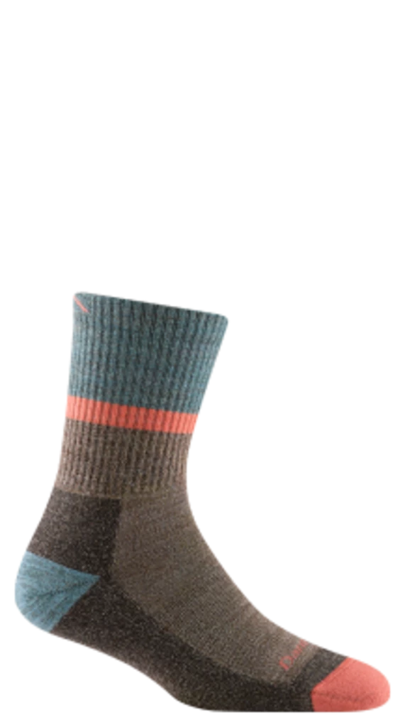 Second Gear WNC Darn Tough Ranger Micro Crew Midweight W/ Cushion Sock, Brown, Women's L / Style 5002