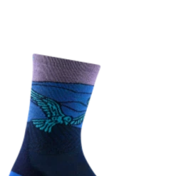 Second Gear WNC Darn Tough Glide Micro Crew Ultra-Lightweight W/ Cushion Sock, Midnight, Women's L / Style 1058