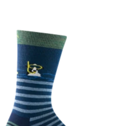 Second Gear WNC Darn Tough Animal Haus Crew Lightweight Sock, Midnight, Men's XL / Style 6066 Women