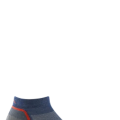 Second Gear WNC Darn Tough Light Hiker No Show Lightweight W/ Cushion Sock, Denim, Men's XL / Style 1990