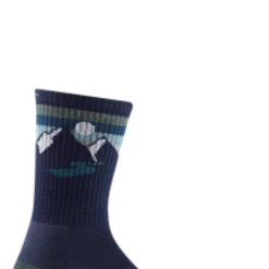 Second Gear WNC Darn Tough Sunset Ridge Micro Crew Lightweight W/ Cushion Sock, Eclipse, Men's XL / Style 1997 Women