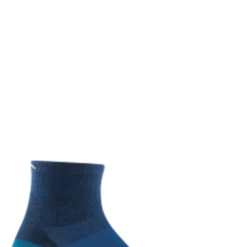 Second Gear WNC Darn Tough Run 1/4 Ultra-Lightweight Sock, Eclipse, Men's M / Style 1034 Women