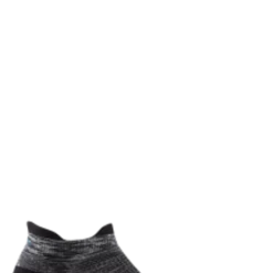 Second Gear WNC Women Darn Tough Run No-Show Tab Ultra-Lightweight W/ Cushion Sock, Space Gray, Men's XL / Style 1039