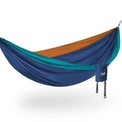 Second Gear WNC ENO DoubleNest Hammock, Aqua/Sapphire/Amber