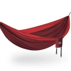 Second Gear WNC Camp ENO DoubleNest Hammock, Red/Ruby