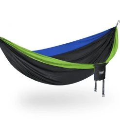 Second Gear WNC ENO DoubleNest Hammock, Chartreuse/Black/Royal Camp