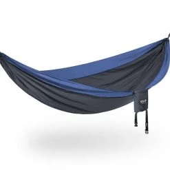 Second Gear WNC ENO SingleNest Hammock, Charcoal/Denim Camp