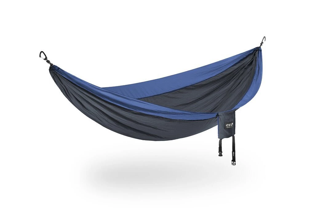 Second Gear WNC ENO SingleNest Hammock, Charcoal/Denim Camp