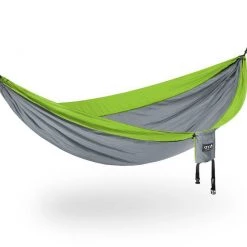 Second Gear WNC ENO SingleNest Hammock, Grey/Chartreuse