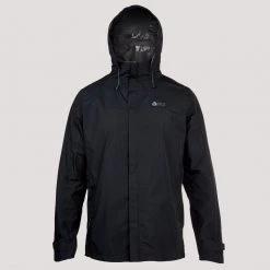 Second Gear WNC Sierra Designs Hurricane Rain Jacket, Black, Men's XL