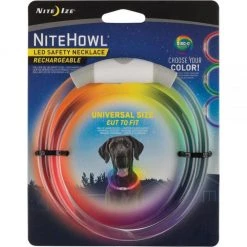 Second Gear WNC More NiteHowl Rechargeable LED Safety Necklace, Disco