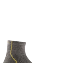 Second Gear WNC Darn Tough Hiker 1/4 Midweight W/ Cushion Sock, Taupe, Men's L / Style 1959