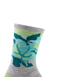 Second Gear WNC Darn Tough Soul Micro Crew Ultra-Lightweight Sock, Gray, Women's L / Style 1057