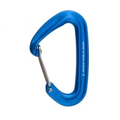 Second Gear WNC Metolius Bravo II Wiregate Carabiner, Blue Climb