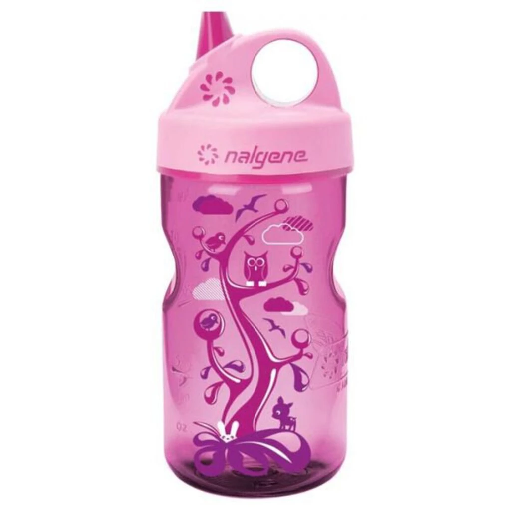 Second Gear WNC Nalgene Grip-N-Gulp Water Bottle, Pink Woodland Hike