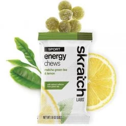 Second Gear WNC Camp Skratch Labs Sport Energy Chews, Matcha Green Tea And Lemon