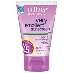 Second Gear WNC Hike Alba Botanica Kid's SPF 45 Sunscreen, 4oz.