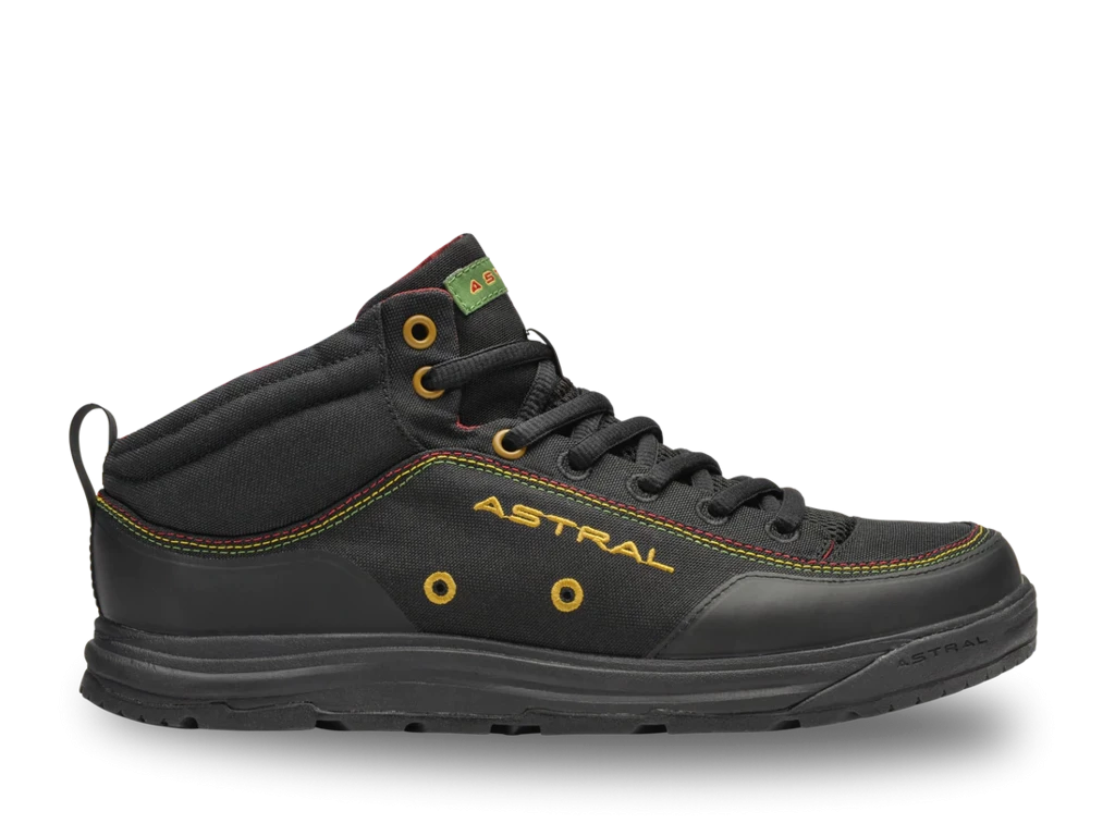 Second Gear WNC Men Astral Rassler 2.0 Shoe, Rasta Black, M5/W6