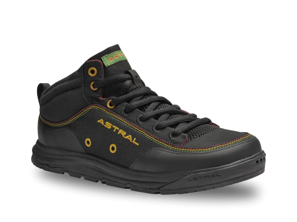 Second Gear WNC Men Astral Rassler 2.0 Shoe, Rasta Black, M5/W6