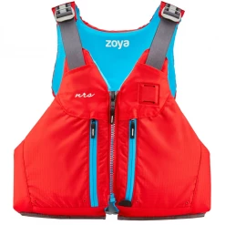 Second Gear WNC NRS Women's Zoya Mesh Back PFD, Red, Women's L/XL Paddle
