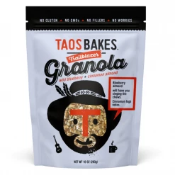 Second Gear WNC Camp Taos Bakes Trailblazer Granola, Wild Blueberry & Cinnamon Almond