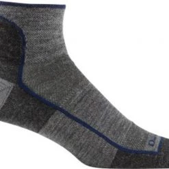 Second Gear WNC Darn Tough 1715 1/4 Lightweight Sock, Charcoal, Men's L / Style 1715