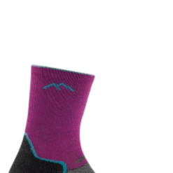 Second Gear WNC Darn Tough Light Hiker Girls Jr. Micro Crew Lightweight W/ Cushion Sock, Clover, Women's S / Style 3024