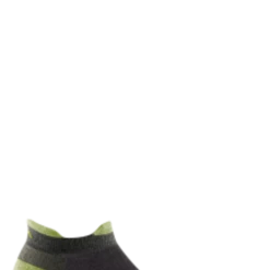 Second Gear WNC Women Darn Tough Run No Show Tab Ultra-Lightweight W/ Cushion Sock, Fatigue, Men's M / Style 1039