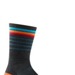 Second Gear WNC Women Darn Tough Stride Micro Crew Ultra Lightweight Sock, Charcoal, Men's XL / Style 1036