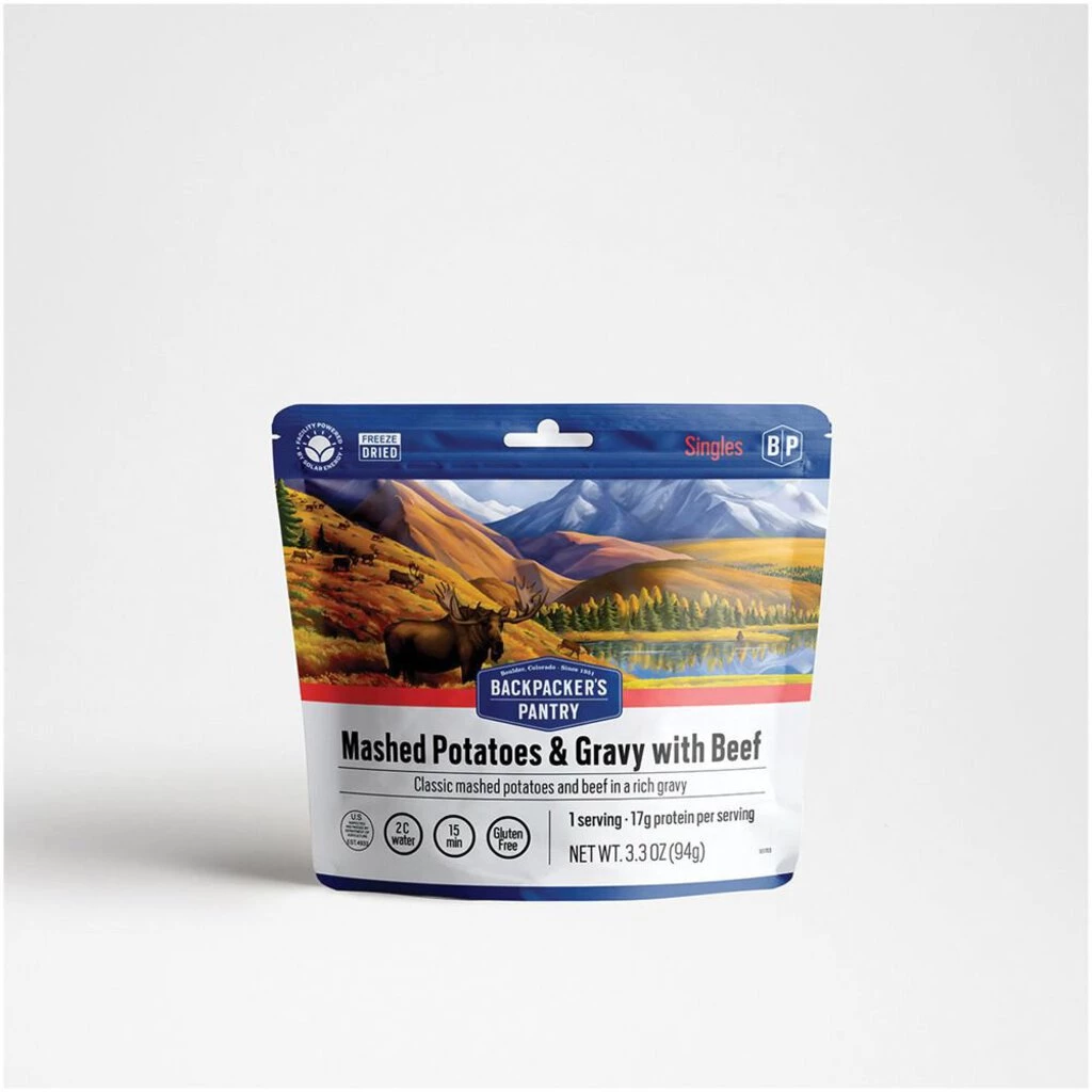 Second Gear WNC Camp Backpackers Pantry Potatoes & Gravy W/ Beef, 2P