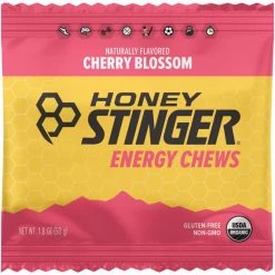 Second Gear WNC Camp Honey Stinger Chews. Cherry Blossom