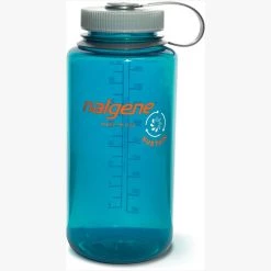 Second Gear WNC Hike Nalgene Wide Mouth Sustain Water Bottle, 32oz, Trout Green