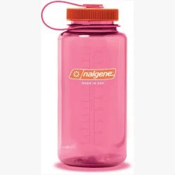 Second Gear WNC Hike Nalgene Wide Mouth Sustain Water Bottle, 32oz, Flamingo Pink
