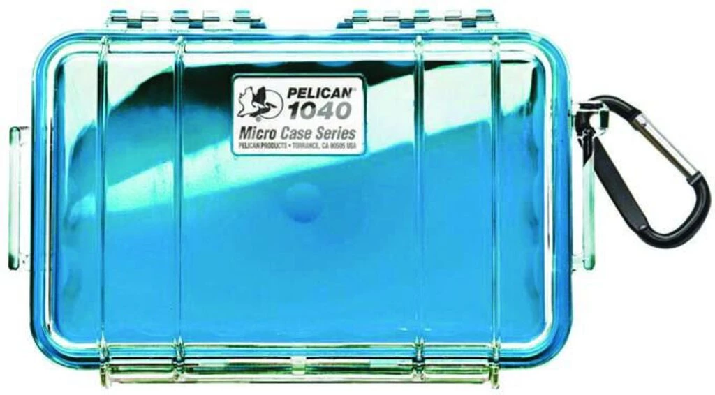 Second Gear WNC Pelican 1040 Micro Case, Blue/Clear