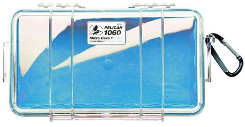 Second Gear WNC Pelican 1060 Micro Case, Blue/Clear Paddle