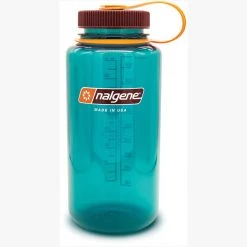 Second Gear WNC Nalgene Wide Mouth Sustain Water Bottle, 32oz, Teal Hike